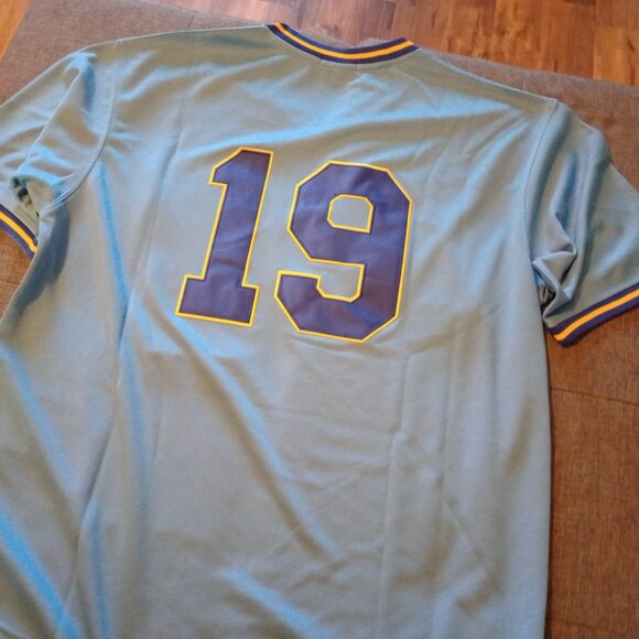 Brand New Milwaukee Brewers Jersey Robin Yount #19 Blue Men's X-Large XL - Picture 10 of 10